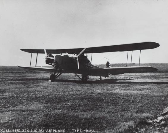 Martin B-6A, December 10, 1936 (Source: Baldwin Family) 